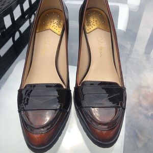 Cole Haan heeled penny loafers